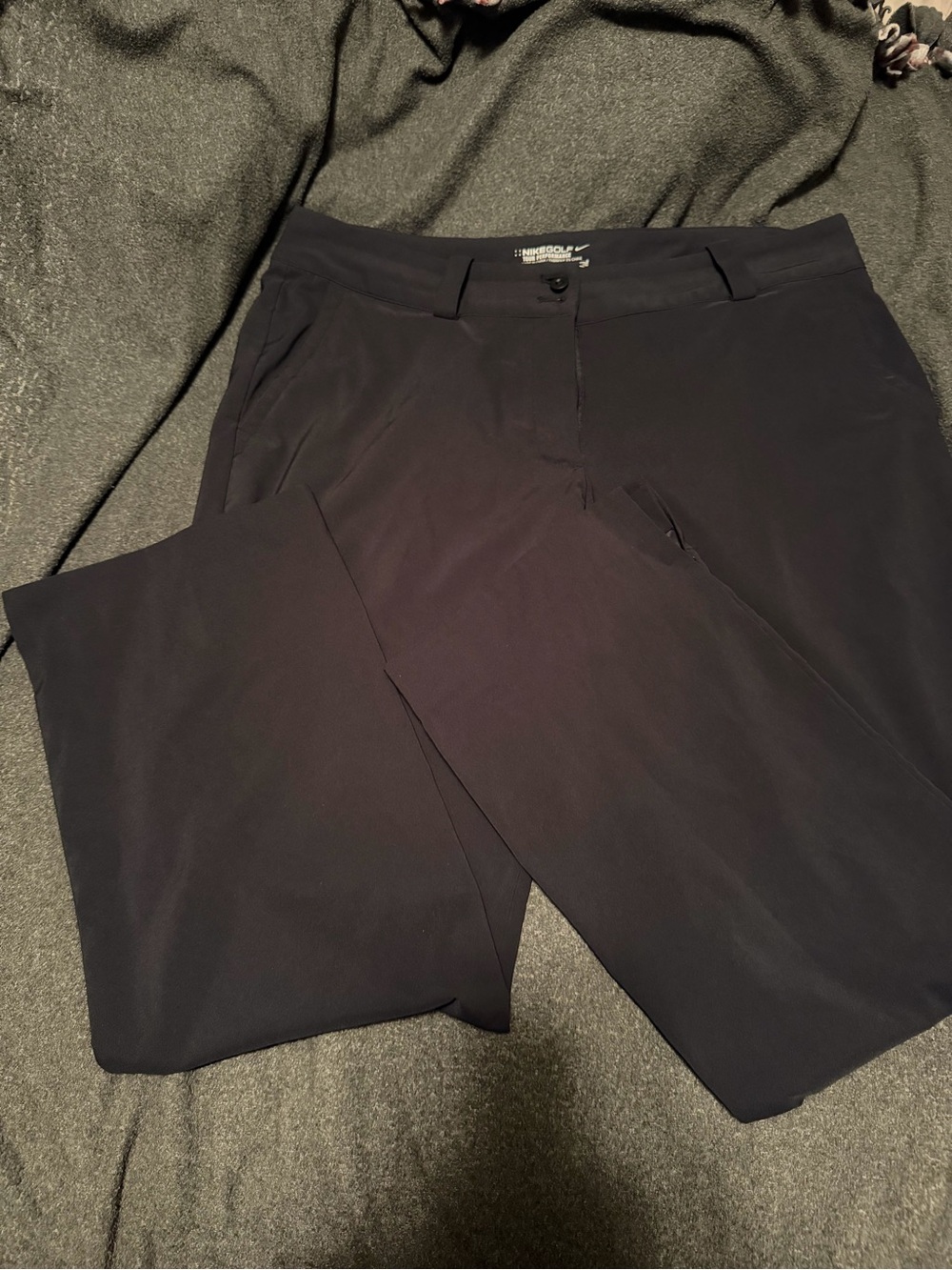 Womens Black Performance Dress Pants - Stretch Comfort